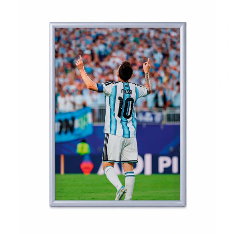Cuadro Messi Campeón Mundial en internet