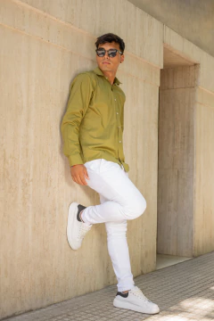 Imagen de LIMA - CAMISA DE POPLIN ELASTIZADA