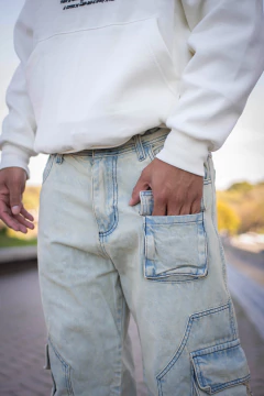 BARILOCHE - BAGGY 4 BOLSILLOS CON RECORTE - tienda online