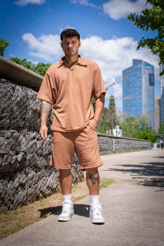 LA RIOJA - CONJUNTO SHORT + CAMISA - CC JEANS