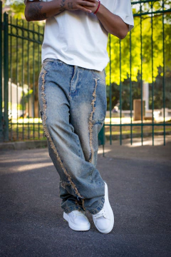 Imagen de OLIVOS - BAGGY DESFLECADO OXIDO