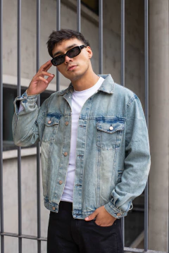 RÍO DE JANEIRO - CAMPERA DE JEAN VAINILLA en internet