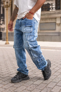 TAILANDIA - BAGGY JEAN QUEBRADO 4 BOLSILLOS - comprar online