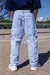 PINAMAR - BAGGY CARGO CON RECORTE - CC JEANS