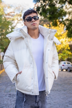 ROMA - CAMPERA OVER CON PIEL - CC JEANS