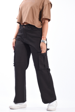 Wide Cargo rigido Negro - comprar online