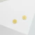 Brinco medalhinha cherry banhado a ouro - comprar online