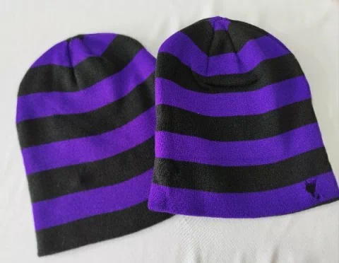 Gorro Rayado Violeta SALE