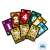 Cartas do jogo Trio, com números variados e design colorido.