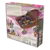 Caixa do jogo de tabuleiro Potion Explosion com ilustração colorida de cientistas e frascos de poções
