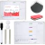 Lousa Planner Semanal magnético Dupla face + imã + caneta + giz e apagador - comprar online