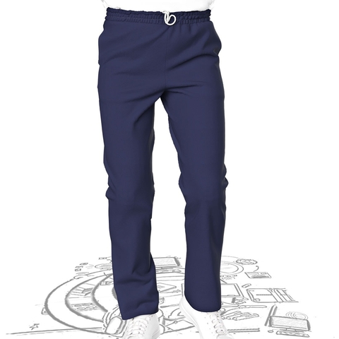 Art 044 | Pantalón frisa algodón y poliéster - AZUL - comprar online