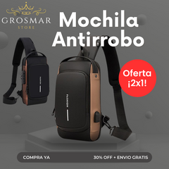 Mochila Antirrobo Pechera | Oferta 2x1 |Grosmar - comprar online