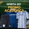 PROMO 3X1 ACADEMICA 2025 | CAMISETA TITULAR+CAMISETA SUPLENTE+SHORT - comprar online