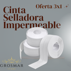 Cinta Selladora Impermeable 3x1 | Promocion Exclusiva - comprar online