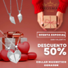 Collar Magnetico Corazon | Promoción San Valentin 50% OFF - comprar online