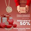 Collar Corazón Trébol Magnético de Acero Quirúrgico | PROMOCIÓN 50% OFF SAN VALENTIN - comprar online