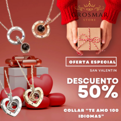 Collar "Te Amo 100 Idiomas + Cajita De Regalo | PROMOCIÓN 50% OFF SAN VALENTIN - comprar online