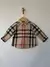 Camisa Infantil Xadrez Burberry