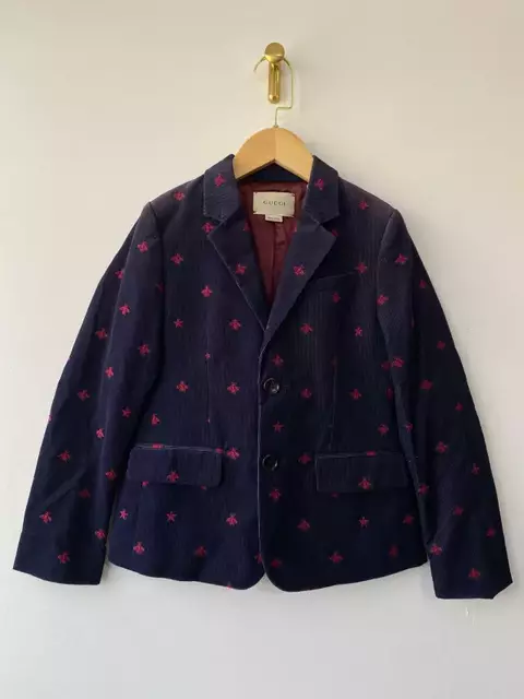 Blazer Infantil Veludo Gucci