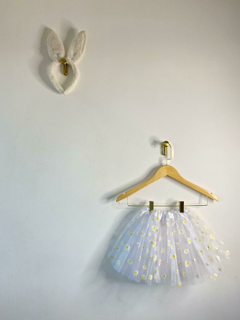 Conjunto Tiara e Saia Coelhinho Infantil