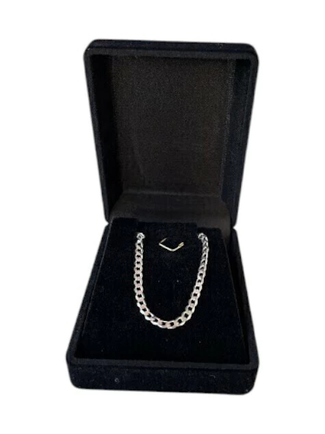 Pulseira Masculina de Prata Italiana 925