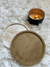Bandeja redonda em gesso - loja online