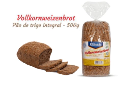 ***Kit Com 4 Unidades - Vollkornweizenbrot - Pão 100% Integral 500g