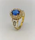 Anel de Formatura Pedra Azul - comprar online