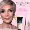 Base Anti Arrugas Fit Me + Mascara de pestañas Sky high