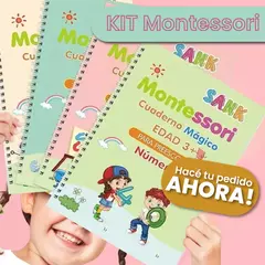 Imagen de Kit 4 Cuadernos de Caligrafía Reutilizables + Regalos