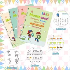 Kit 4 Cuadernos de Caligrafía Reutilizables + Regalos