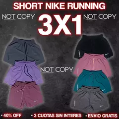 3x1 Shorts Nike Running - Oferta por tiempo limitado