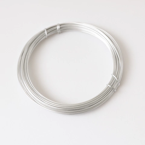 ARAME LISO-ALUMINIO-1,5MM-5M-PRATA