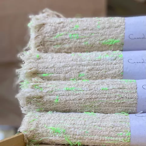 TAPETE CRU MESCLA VERDE NEON