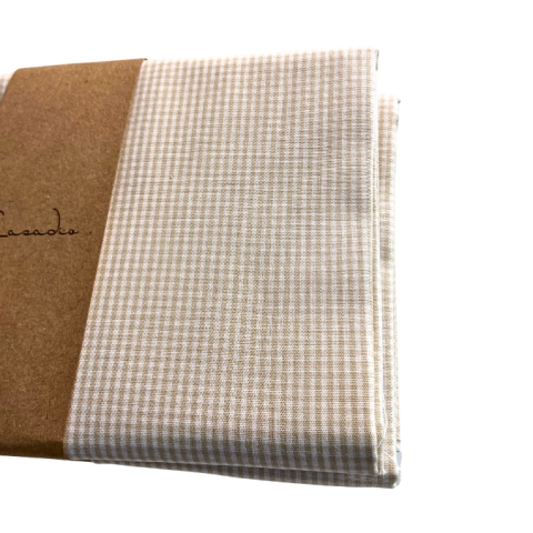 TRIC. XADREZ BEGE - 1XM 1059 AMACIADO