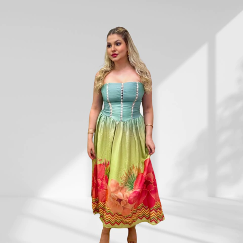 VESTIDO CORSET {OÁSIS}