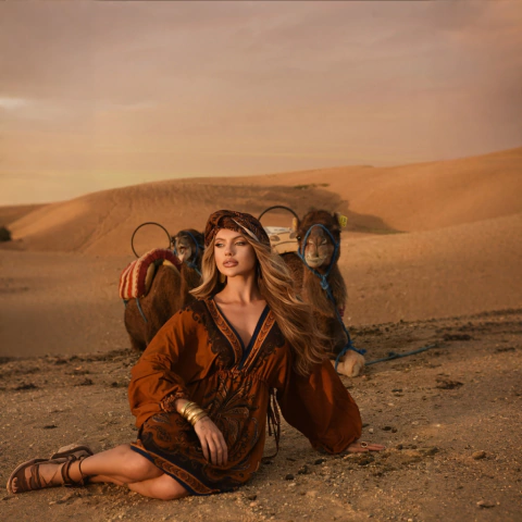 VESTIDO LIANDRA MARROM {POENTE}