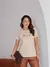 Camiseta Feminina Rules Nude Algodão - comprar online