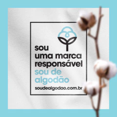 100% ALGODÃO Premium Certificado! Até 7x mais durável e mais macio.