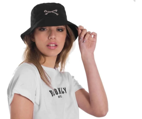 Piluso De Gabardina Con Cadenas Cruzadas 57cm