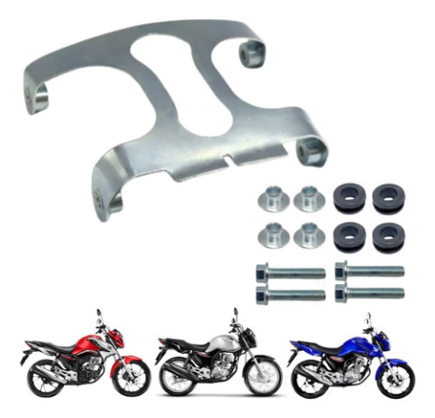 Suporte Paralama Com Fixação Cg