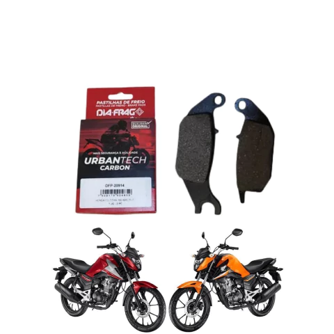 Pastilha de Freio Traseira Cg 160 2025 Diafrag