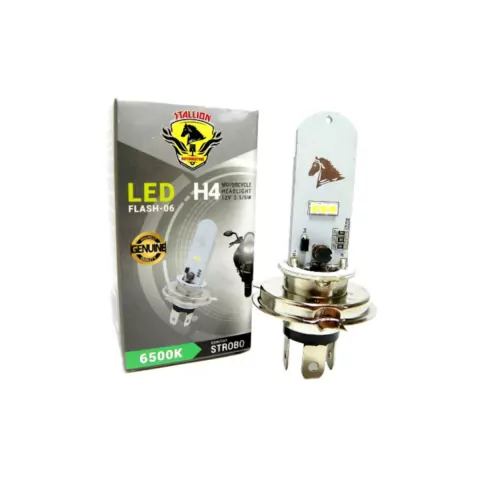 Lampada Farol Led H4 Strobo 6500k Cg Titan Fan Start Twister