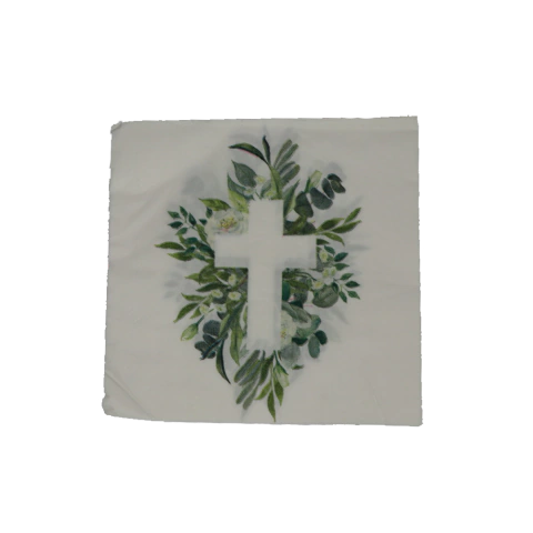 GUARDANAPO CRUZ FOLHAGEM COM 20UN