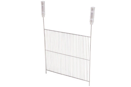 Grelha inox para churrasqueira 50 x 45 cm uruguaia - comprar online