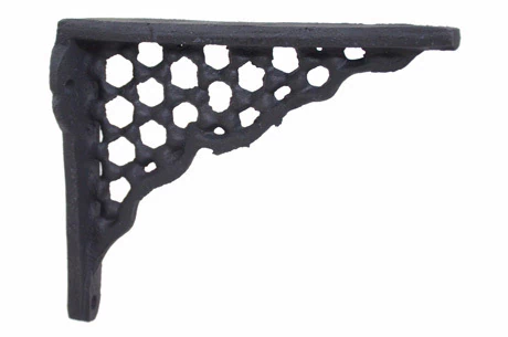 Mão francesa de ferro fundido 15 X 12 cm SG suporte cantoneira clássica colonial rústica - comprar online