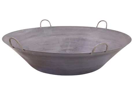 Tacho de ferro beira alta capacidade 95 litros aço carbono redondo Jamar vitoria regia número 38 - comprar online