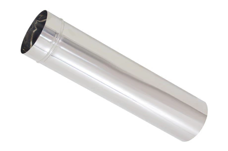 Chaminé 120 mm para fogão a lenha 50 cm inox cano duto - comprar online