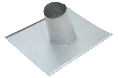 Telha de vedação para chaminé 110 a 120 mm de fogão a lenha modelo francesa galvanizado - comprar online